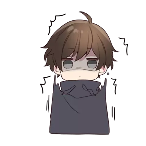 😬 Стикер «Menhera-kun» для Telegram