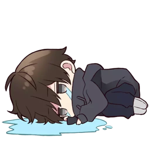 😢 Стикер «Menhera-kun» для Telegram