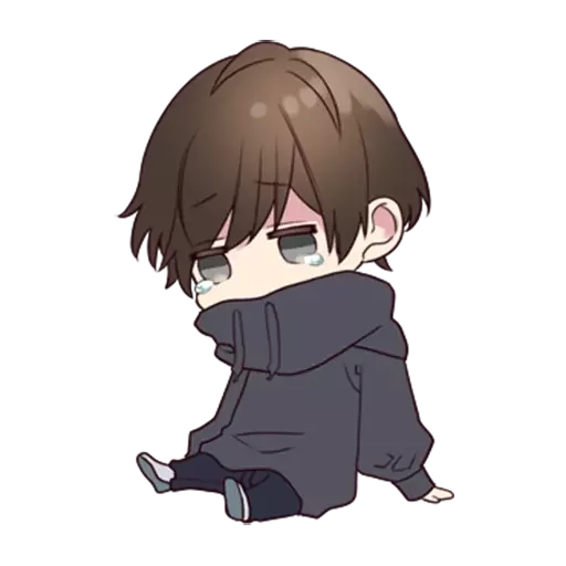😢 Стикер «Menhera-kun» для Telegram