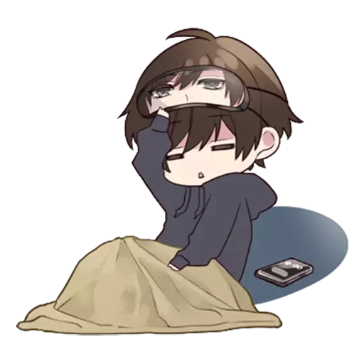 😪 Стикер «Menhera-kun» для Telegram