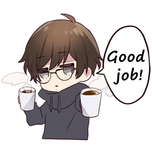 👍 Стикер «Menhera-kun» для Telegram