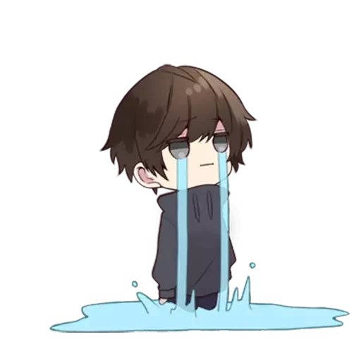 😭 Стикер «Menhera-kun» для Telegram