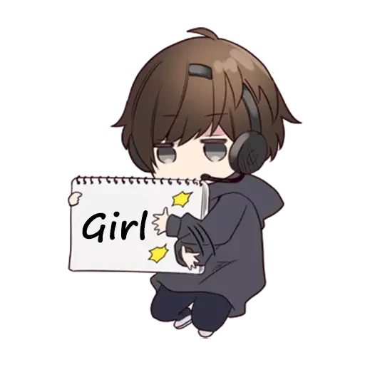 😉 Стикер «Menhera-kun» для Telegram