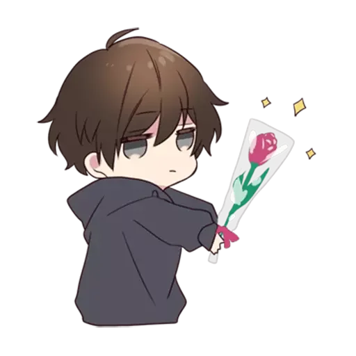 😁 Стикер «Menhera-kun» для Telegram