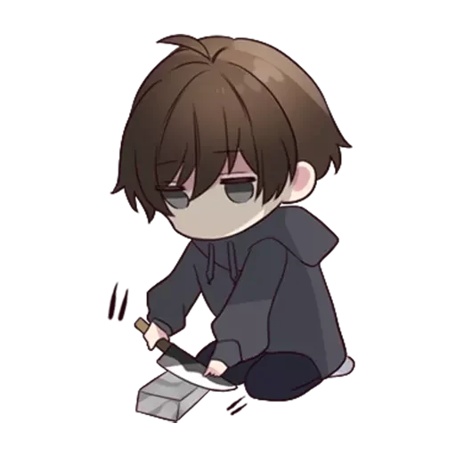 🔪 Стикер «Menhera-kun» для Telegram