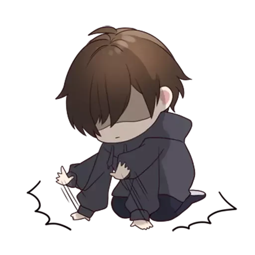😠 Стикер «Menhera-kun» для Telegram
