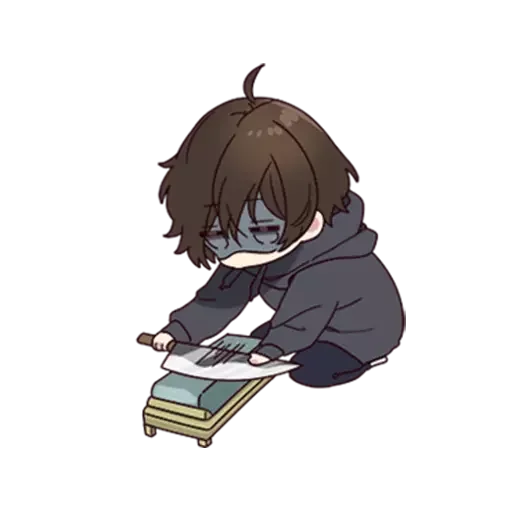 🔪 Стикер «Menhera-kun» для Telegram
