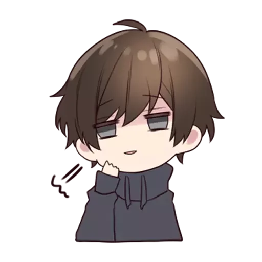 🤣 Стикер «Menhera-kun» для Telegram