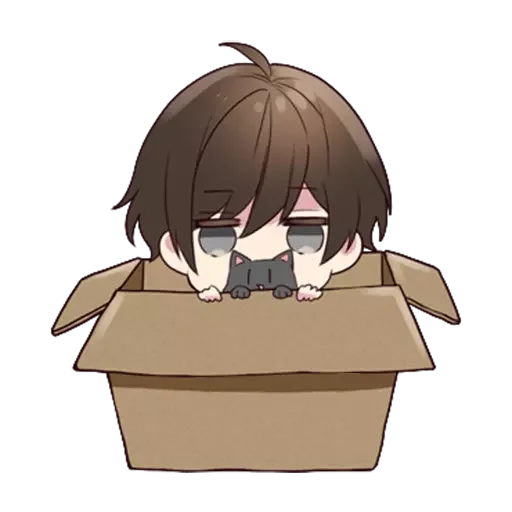 😁 Стикер «Menhera-kun» для Telegram