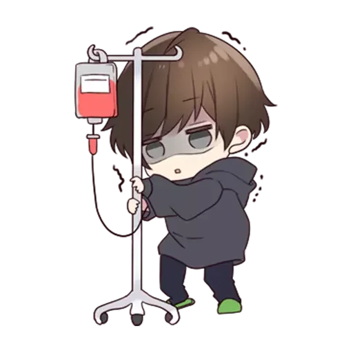 😨 Стикер «Menhera-kun» для Telegram