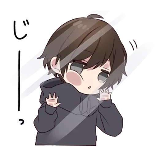 😮 Стикер «Menhera-kun» для Telegram
