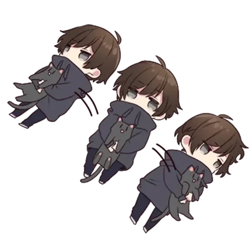 🙄 Стикер «Menhera-kun» для Telegram