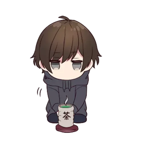 🌚 Стикер «Menhera-kun» для Telegram