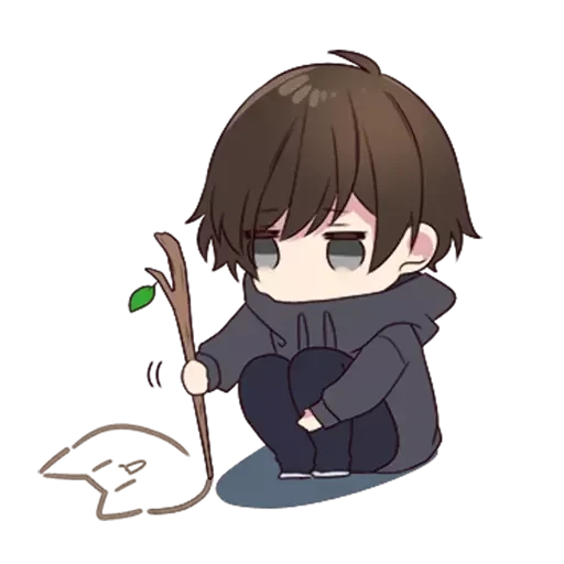 😗 Стикер «Menhera-kun» для Telegram