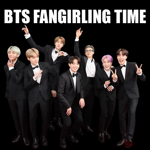 🥳 Стикер «Awesome BTS Memes» для Telegram