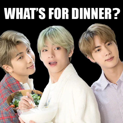🍽 Стикер «Awesome BTS Memes» для Telegram