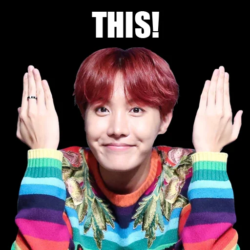 👆 Стикер «Awesome BTS Memes» для Telegram
