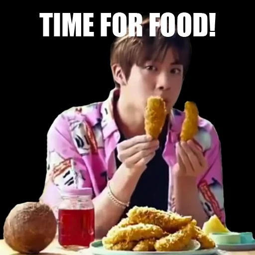 🍗 Стикер «Awesome BTS Memes» для Telegram