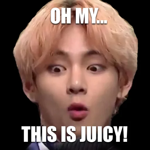 😮 Стикер «Awesome BTS Memes» для Telegram