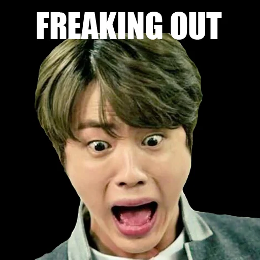 😱 Стикер «Awesome BTS Memes» для Telegram