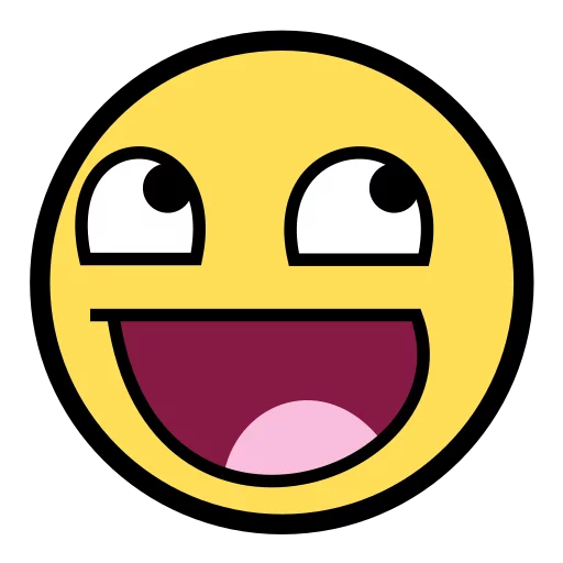 Стикерпак Awesome Face для Telegram