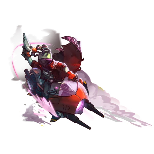 😈 Стикер «Awesomenauts» для Telegram