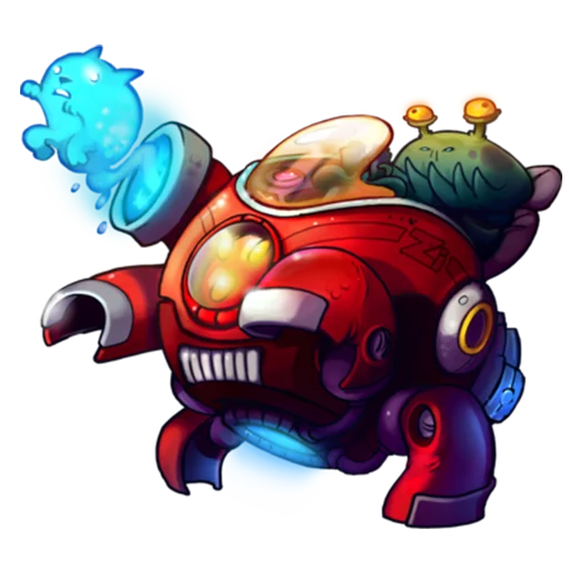 🤢 Стикер «Awesomenauts» для Telegram