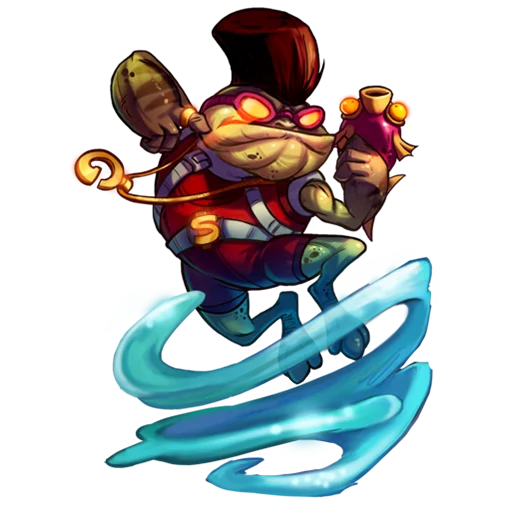 🐸 Стикер «Awesomenauts» для Telegram