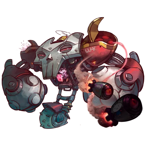 👧 Стикер «Awesomenauts» для Telegram