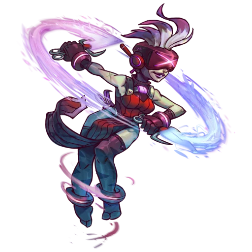 👩 Стикер «Awesomenauts» для Telegram