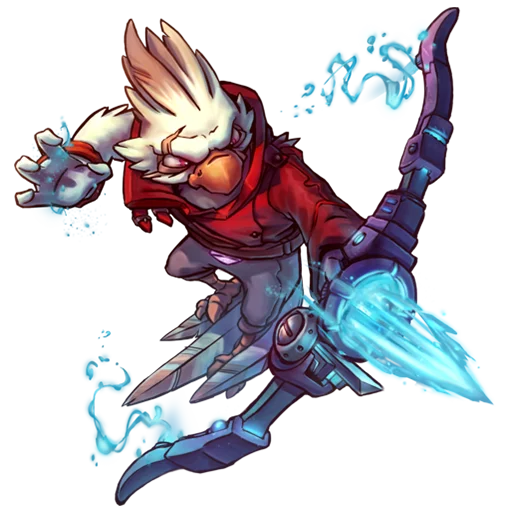 🦅 Стикер «Awesomenauts» для Telegram