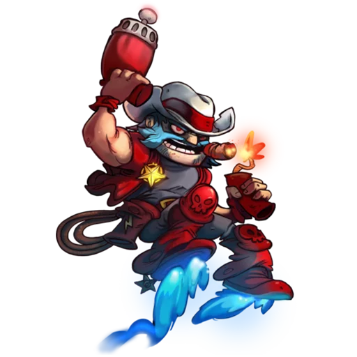 👮 Стикер «Awesomenauts» для Telegram