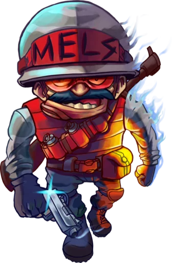 ❤ Стикер «Awesomenauts» для Telegram