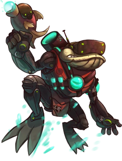 😍 Стикер «Awesomenauts» для Telegram