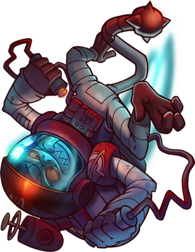 😝 Стикер «Awesomenauts» для Telegram