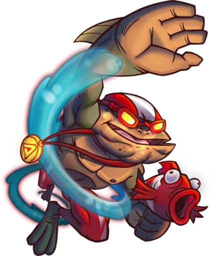 💀 Стикер «Awesomenauts» для Telegram