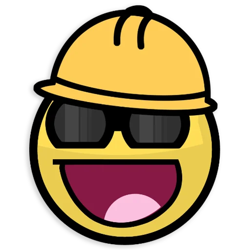 👷‍♂️ Стикер «Awesome» для Telegram