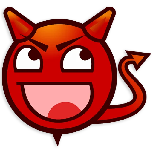 😈 Стикер «Awesome» для Telegram