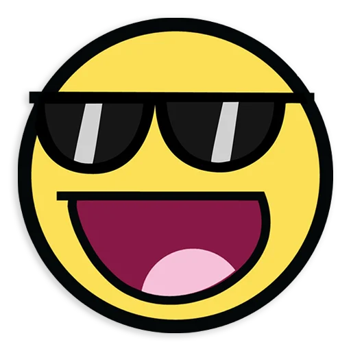 😎 Стикер «Awesome» для Telegram
