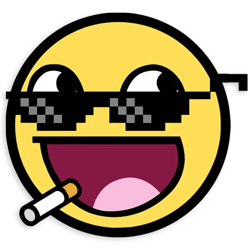 😎 Стикер «Awesome» для Telegram