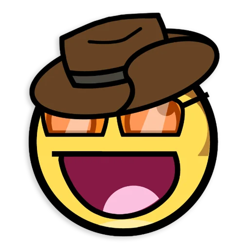 🤠 Стикер «Awesome» для Telegram