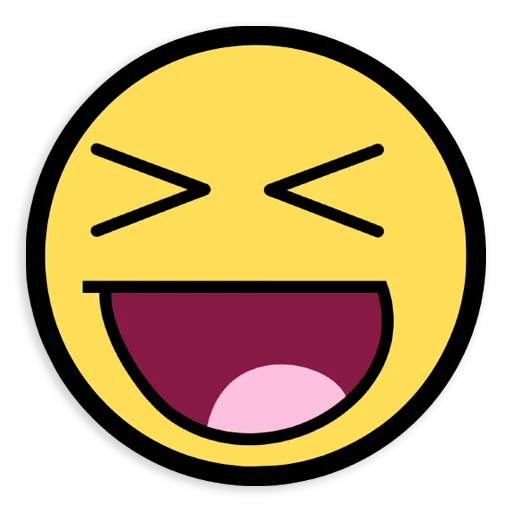 😆 Стикер «Awesome» для Telegram