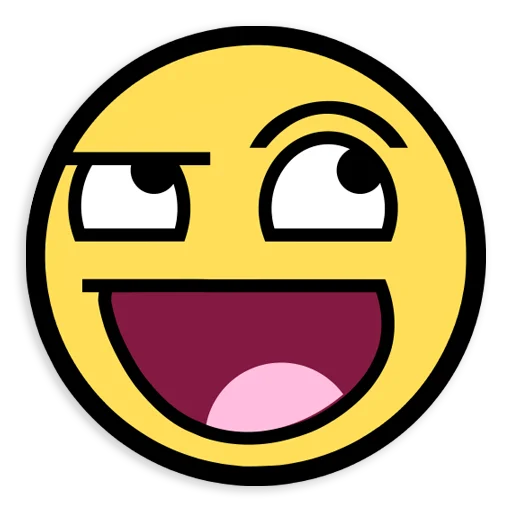 😁 Стикер «Awesome» для Telegram