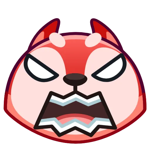 😡 Стикер «Wolf Awoo Emoji» для Telegram