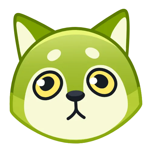 🤢 Стикер «Wolf Awoo Emoji» для Telegram