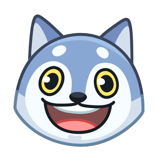 👋 Стикер «Wolf Awoo Emoji» для Telegram