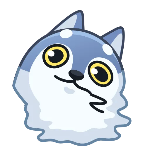 🫠 Стикер «Wolf Awoo Emoji» для Telegram