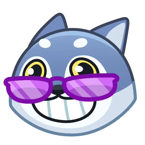 😎 Стикер «Wolf Awoo Emoji» для Telegram