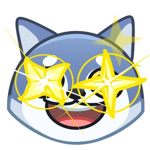 🤩 Стикер «Wolf Awoo Emoji» для Telegram