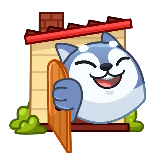 🏡 Стикер «Wolf Awoo Emoji» для Telegram
